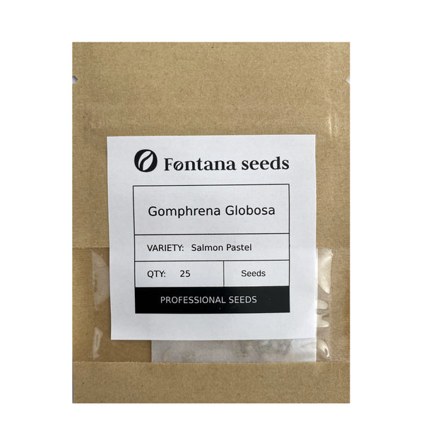 Gomphrena Salmon Seeds