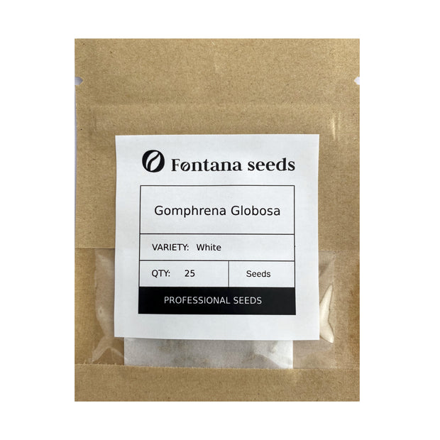 Gomphrena White Seeds